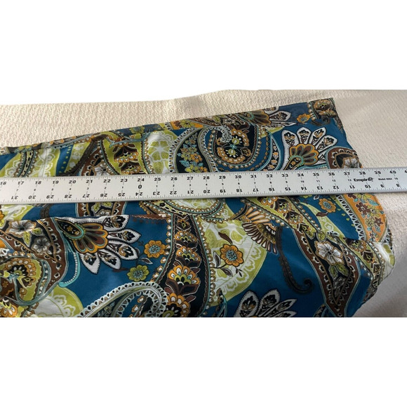 JBS Paisley Print Multicolor Empire Waist Short Sleeve Dress Size 10 Boho - Picture 6 of 11